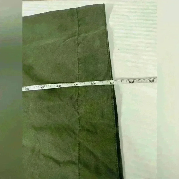 Banana republic olive green sleeveless wide leg jumpsuit pockets zip up size 6 - Picture 10 of 12